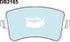 Bendix DB2185EURO Brake Pad Set Euro+