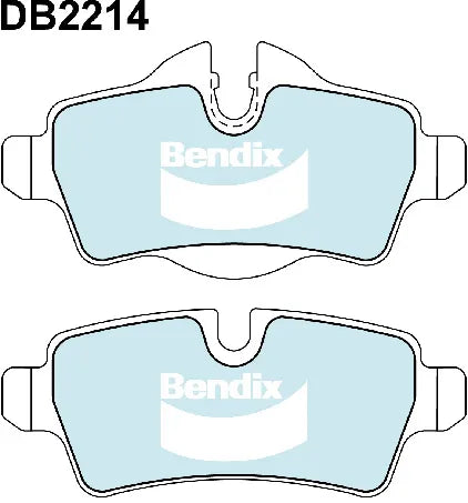 Bendix DB2214EURO Brake Pad Set Euro+ - Includes Wear Sensor