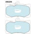 Bendix DB2255GCT Brake Pad Set - General CT