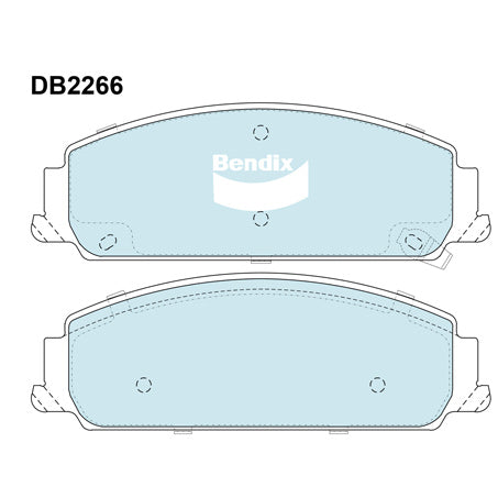Bendix DB2266GCT Brake Pad Set - General CT