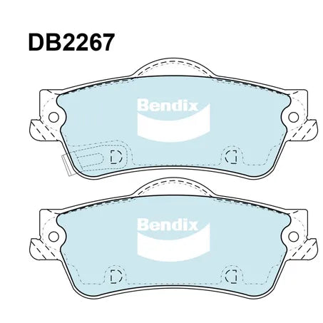 Bendix DB2267GCT Brake Pad Set - General CT