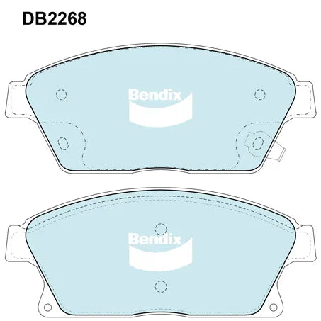 Bendix DB2268GCT Brake Pad Set - General CT