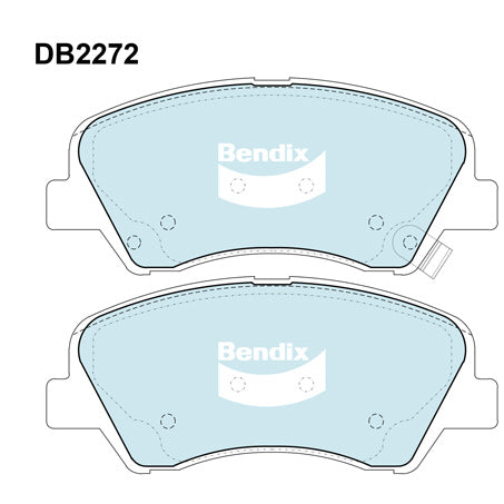 Bendix DB2272GCT Brake Pad Set - General CT