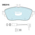 Bendix DB2315EURO Brake Pad Set Euro+ Includes Wear Sensor
