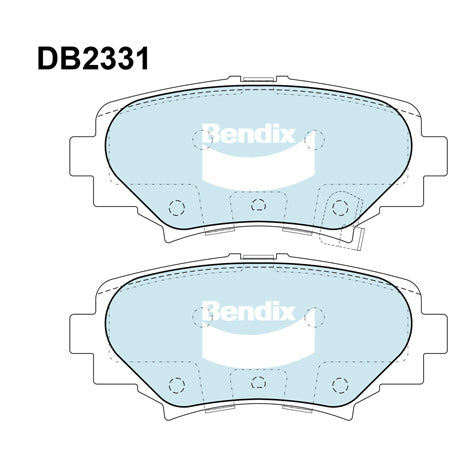 Bendix DB2331GCT Brake Pad Set - General CT