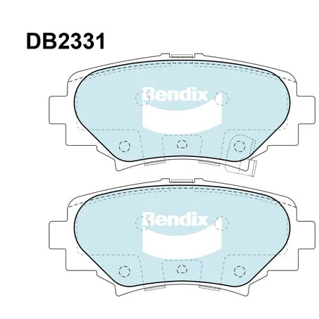 Bendix DB2331GCT Brake Pad Set - General CT