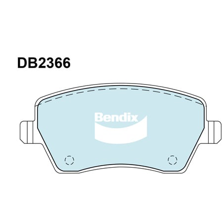 Bendix DB2366GCT Brake Pad Set - General CT