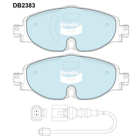 Bendix DB2383EURO Brake Pad Set Euro+