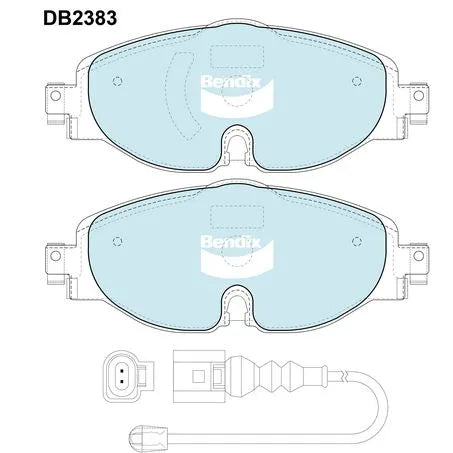 Bendix DB2383EURO Brake Pad Set Euro+