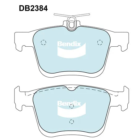 Bendix DB2384EURO Brake Pad Set Euro+