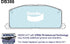 Bendix DB308GCT Brake Pad Set - General CT