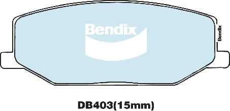 Bendix DB403GCT Brake Pad Set - General CT