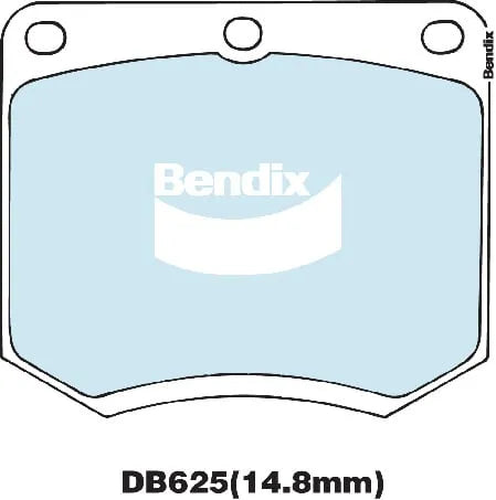 Bendix DB625GCT Brake Pad Set - General CT