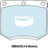 Bendix DB625GCT Brake Pad Set - General CT