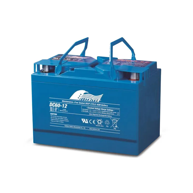 Fullriver DC60-12 DC Series 12V 60Ah AGM Deep Cycle Heavy Duty Battery
