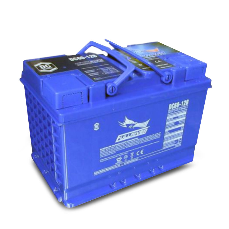 Fullriver DC60-12B DC Series 12V 60Ah AGM Deep Cycle Heavy Duty Battery