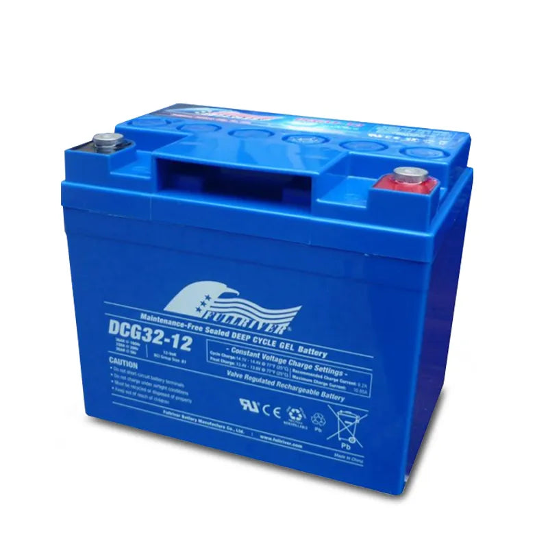 Fullriver DCG32-12 DCG Gel Series 12V 32Ah AGM Maintenance-Free Deep Cycle Gel Battery