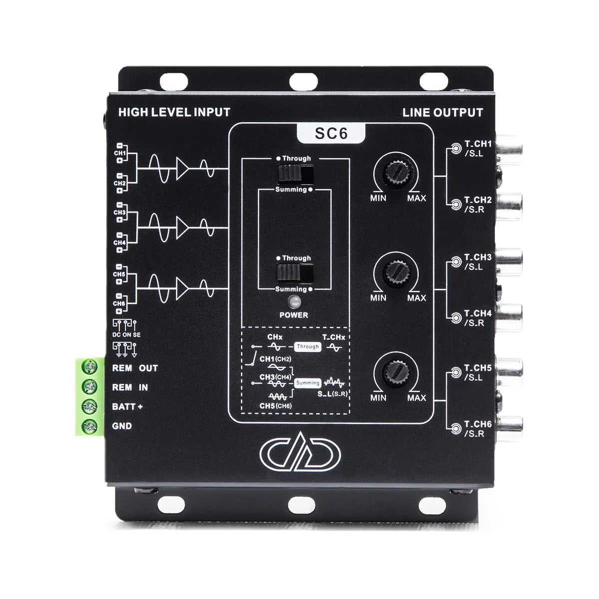 DD Audio DD-SC6 6-Channel Line Output Signal Converter