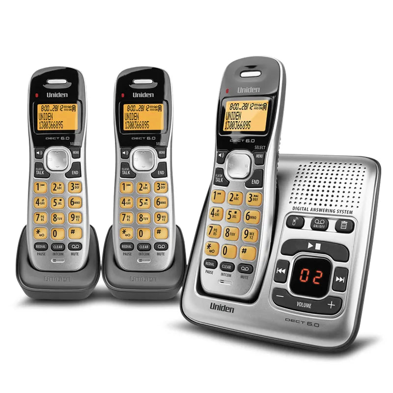 Uniden DECT1735+2 DECT Digital Phone System with Power Failure Backup