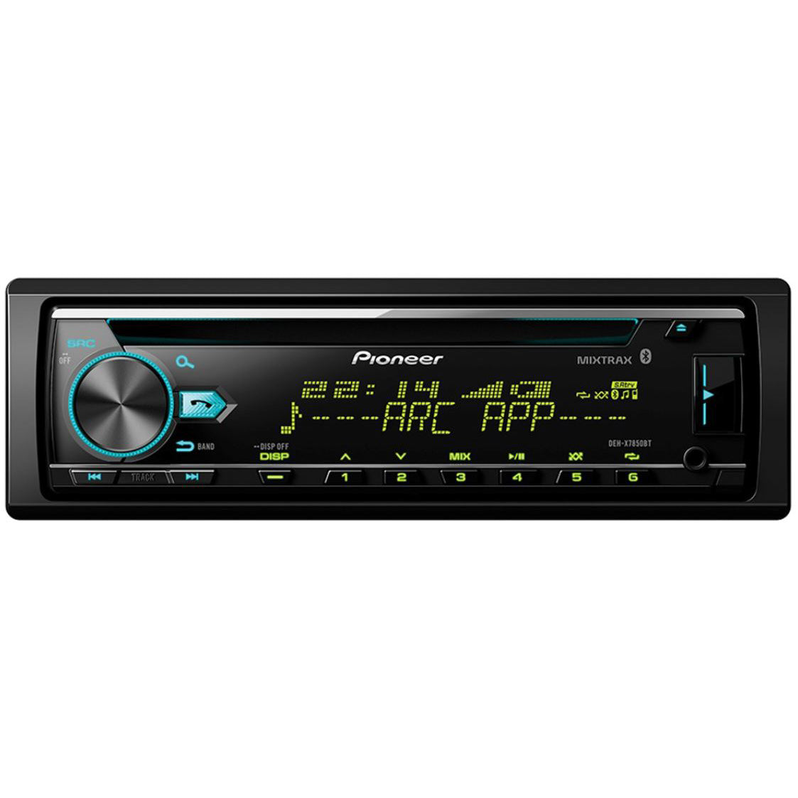 Pioneer DEH-X7850BT Car Stereo with Dual Bluetooth/Smartphone Connectivity