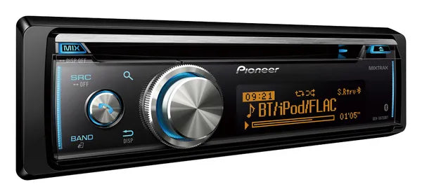 Pioneer DEH-X8750BT Single DIN CD Player with Bluetooth, USB and Aux-In. Supports iPod/iPhone Direct Control, Android Media Access and MIXTRAX EZ