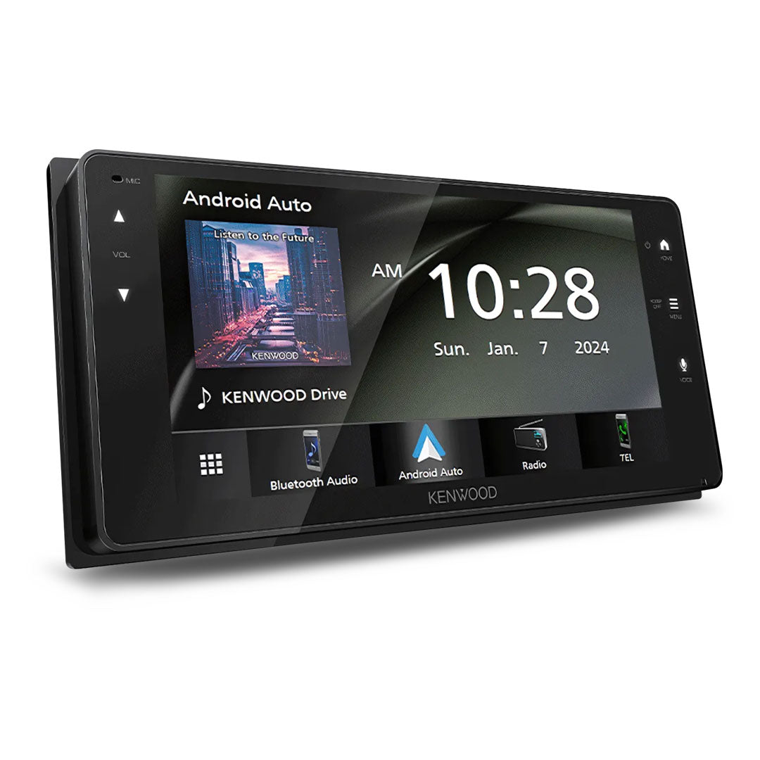 Kenwood DMX723WS | 7" Head Unit | 200mm Wireless & USB Apple CarPlay and Android Auto Digital Multimedia Receiver Reverse Camera Ready