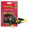 DNA AAC212B 12 gauge fork terminals with gold plating and black silicone insulation in 10 pack