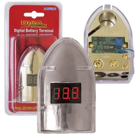 DNA AAF204 Possitive (+) Battery Terminal With Digital Volt Meter