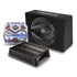 Hertz Ultimate Bass Pack - DPower1 600W Amplifier + DBX 30.3 12" Subwoofer + BSX208 Install Kit | Complete Car Audio Bass System