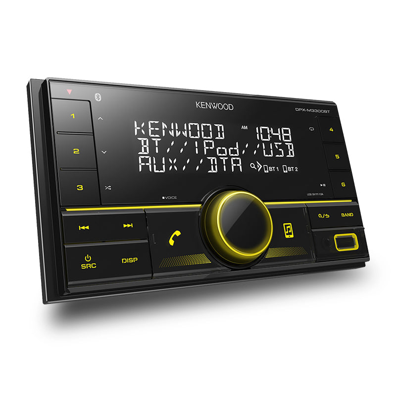 Kenwood DPX-M3300BT Double DIN Android and iPhone Audio Receiver