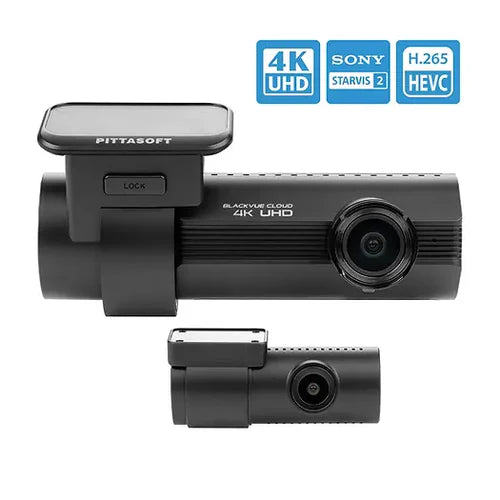 Blackvue DR970X-2CHIR64PLII DR970X-2CH Plus and RC110F-IR-C Infrared Interior Camera Bundle for Ride Share