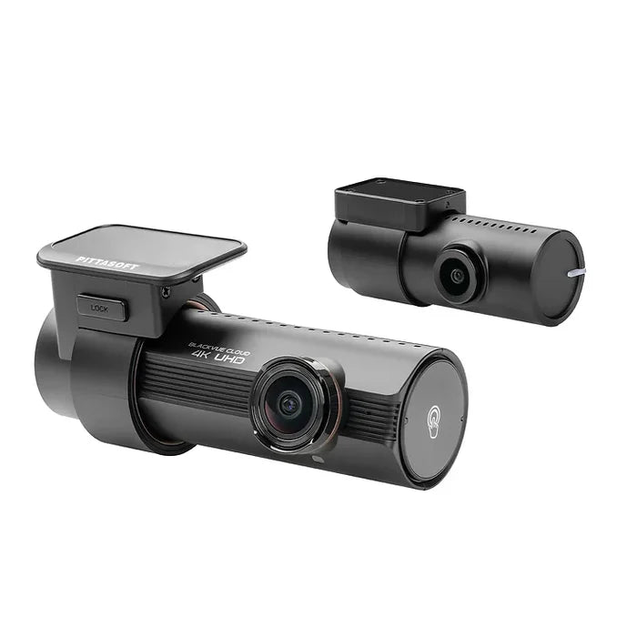 Blackvue DR970X-2CHIR64PLII DR970X-2CH Plus and RC110F-IR-C Infrared Interior Camera Bundle for Ride Share