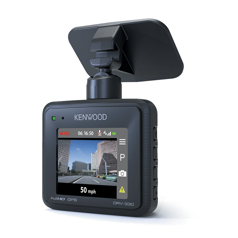 Kenwood DRV-330 Full HD Compact Stand-Alone Dash Cam with GPS