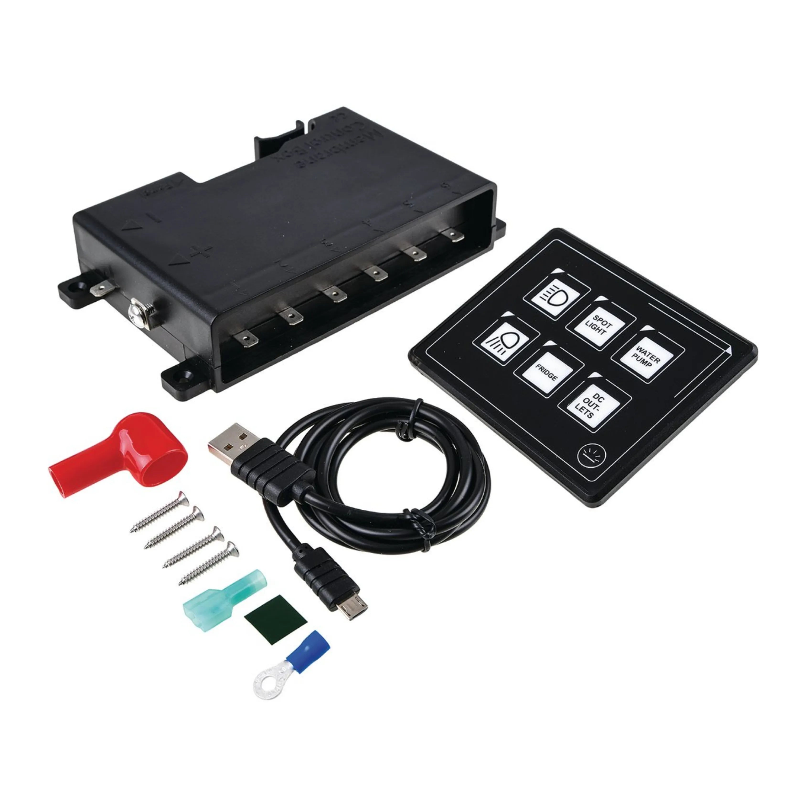 Drivetech 4x4 DT-SWP06 6-Way Touch Switch Panel with Bluetooth Control