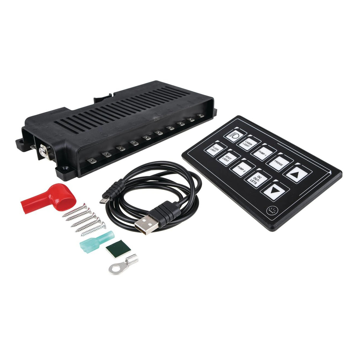 Drivetech4X4 DT-SWP10 10-Way Touch Switch Panel with Bluetooth Control