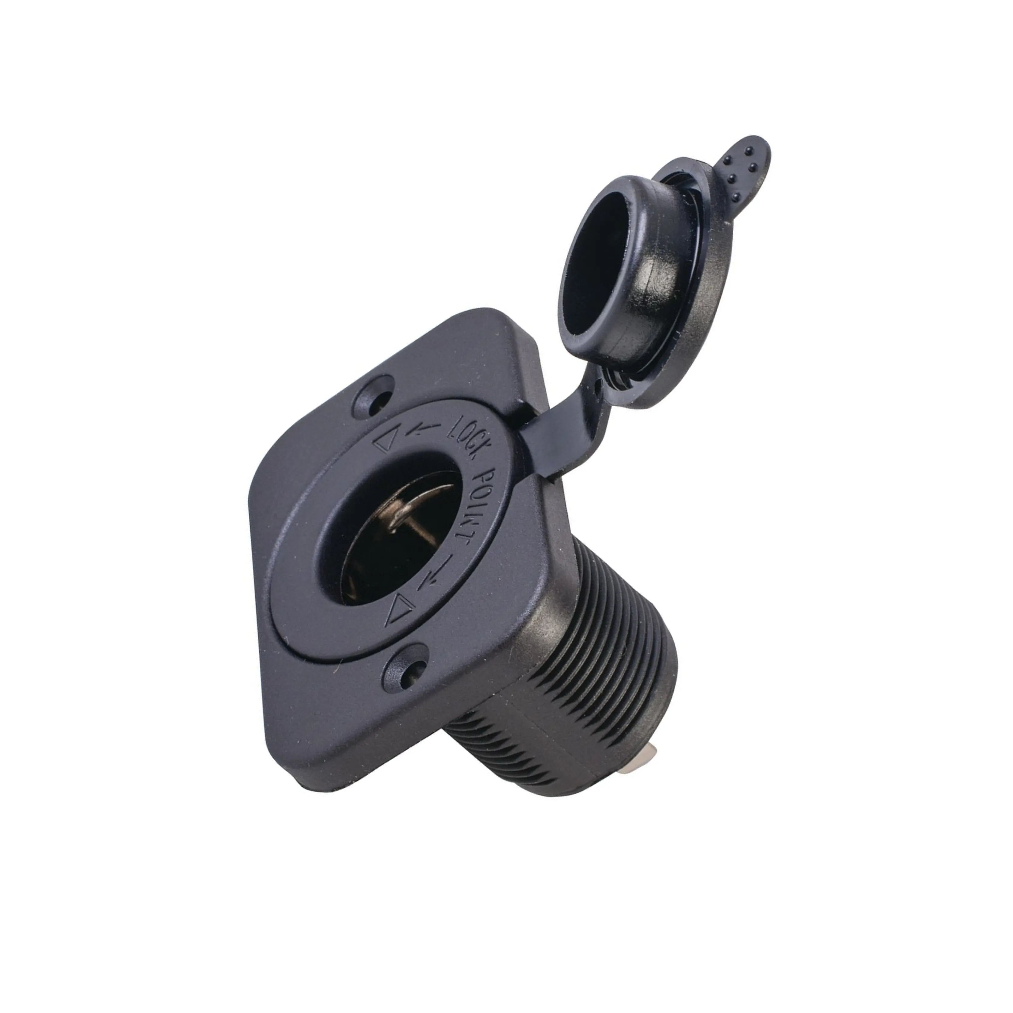 Drivetech 4x4 DT-06101 12/24V 20A Dash or Panel Mount Power Socket