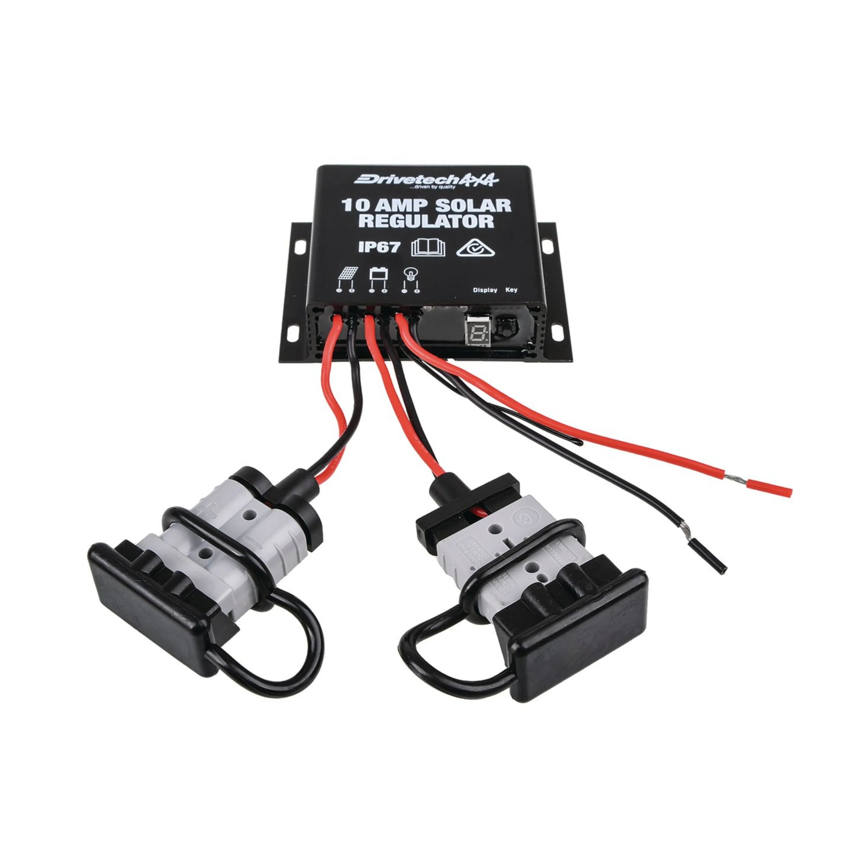 Drivetech 4x4 DTSR10 10A PWM Solar Regulator – Waterproof 12V/24V