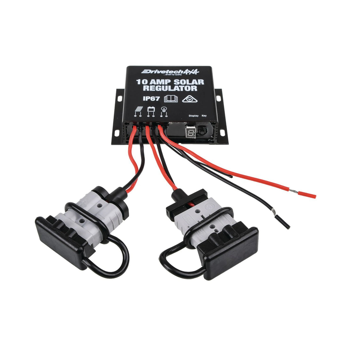 Drivetech 4x4 DTSR10 10A PWM Solar Regulator – Waterproof 12V/24V
