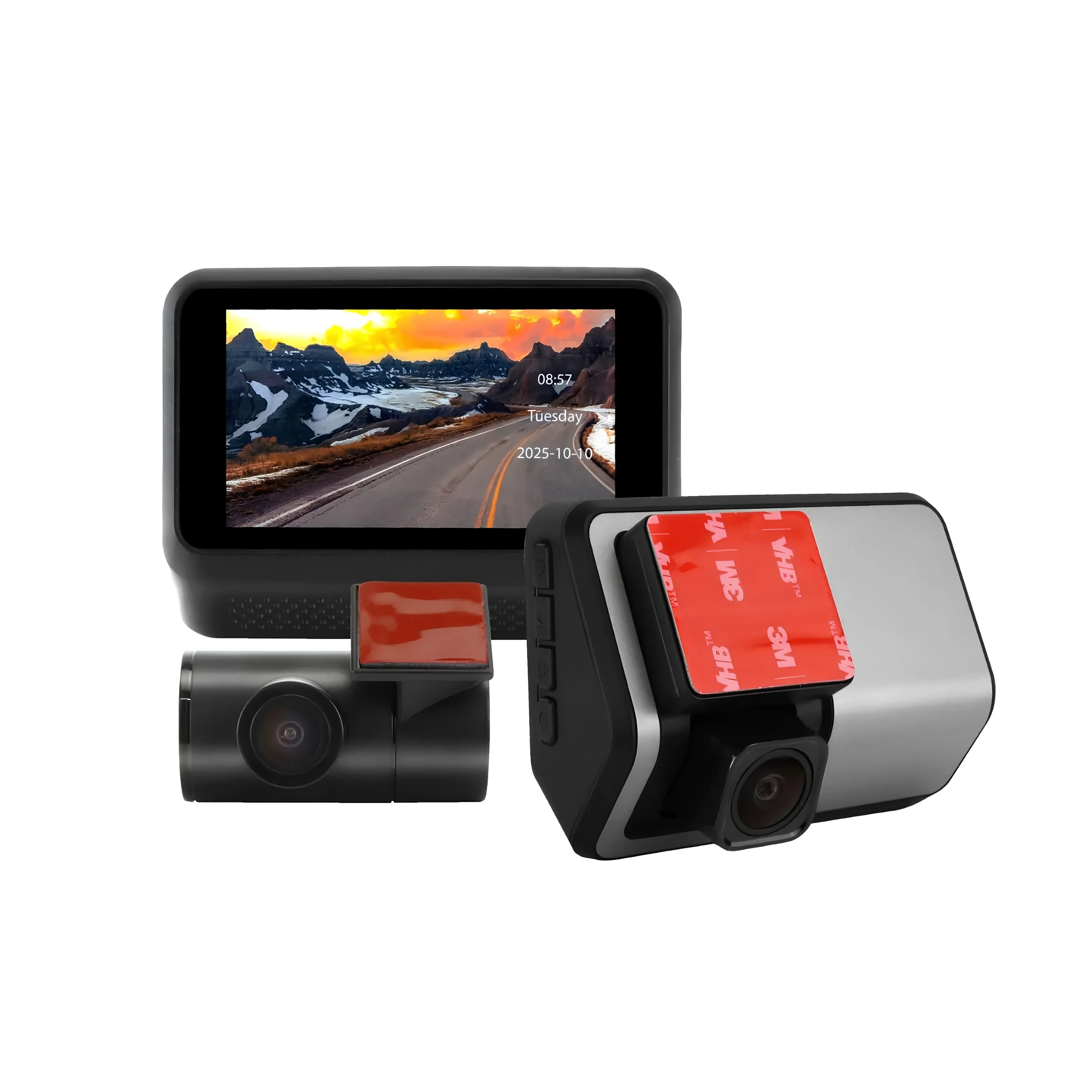 DNA DVR2CHS-4KM - 4K Ultra HD Front With 3-inch IPS Screen + 1080P Rear Dash Cam