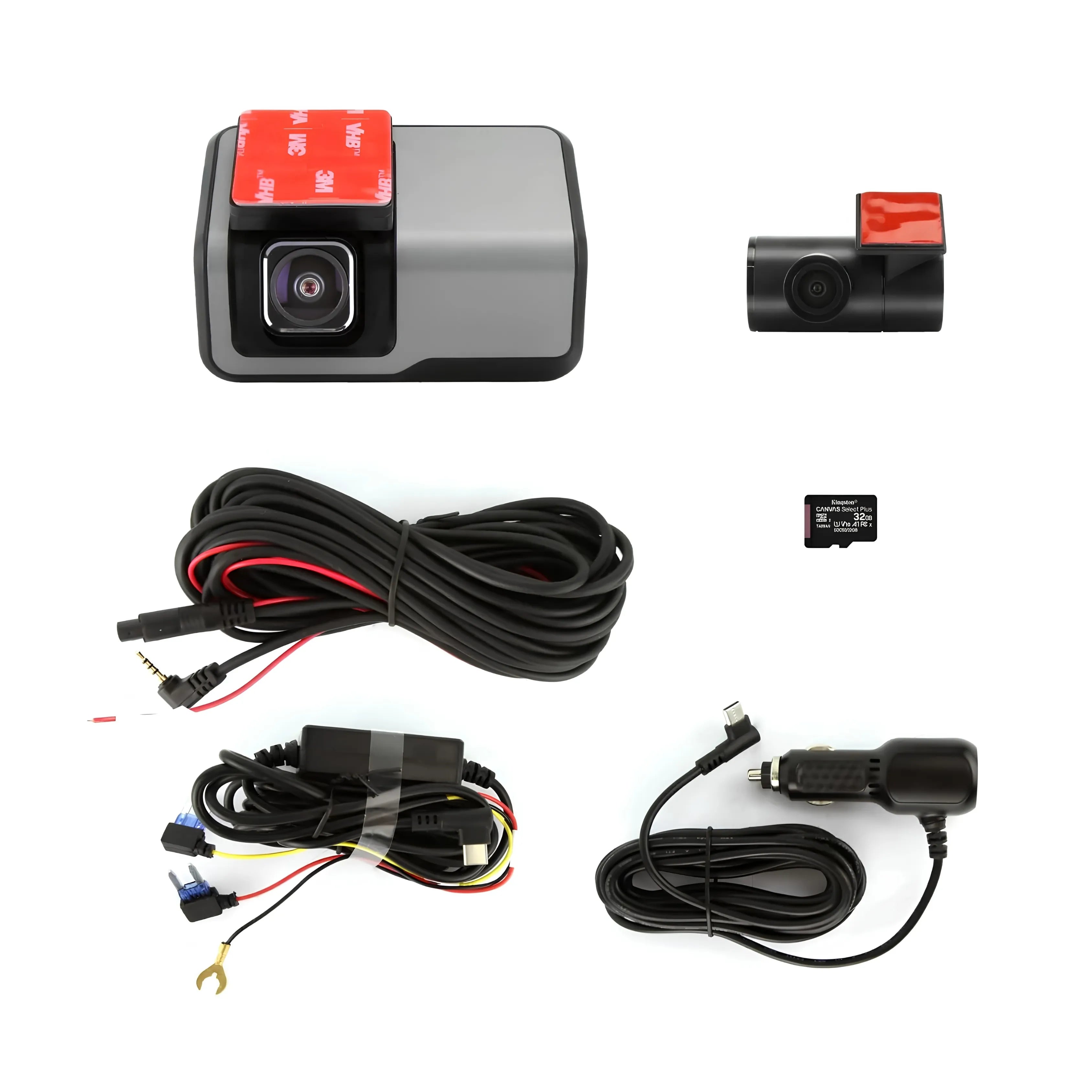 DNA DVR2CHS-4KM - 4K Ultra HD Front With 3-inch IPS Screen + 1080P Rear Dash Cam