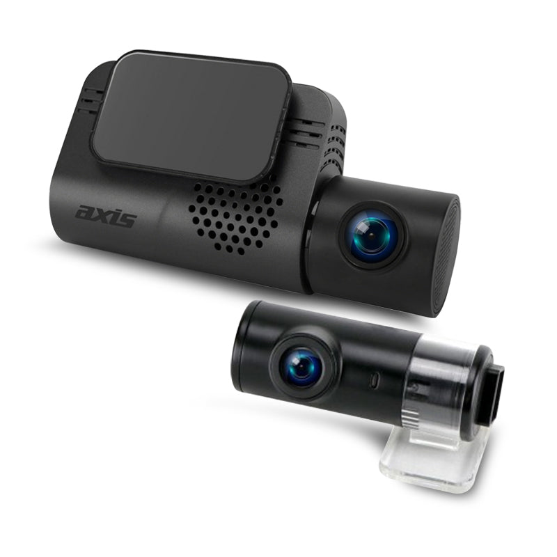 Axis DVR602 12/24V Dual Camera Full HD Dash Cam w/ GPS and WiFi