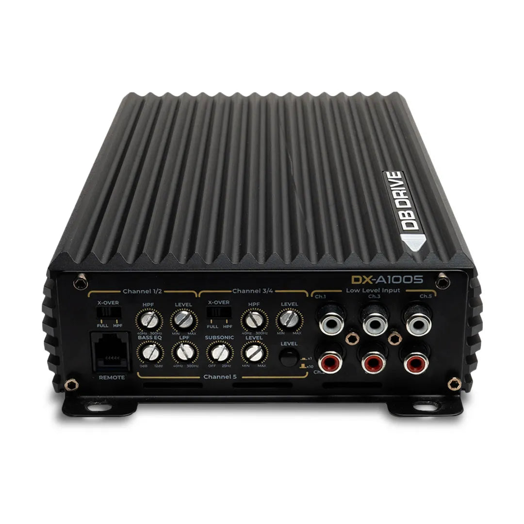 DB Drive DX-A1005 5-Channel Car Amplifier - DB Drive High-Performance Multi-Channel Amplifier
