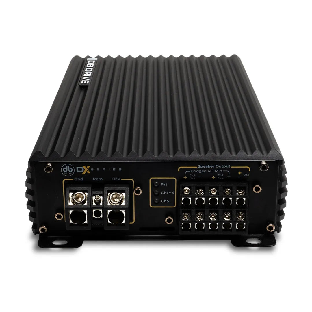 DB Drive DX-A1005 5-Channel Car Amplifier - DB Drive High-Performance Multi-Channel Amplifier