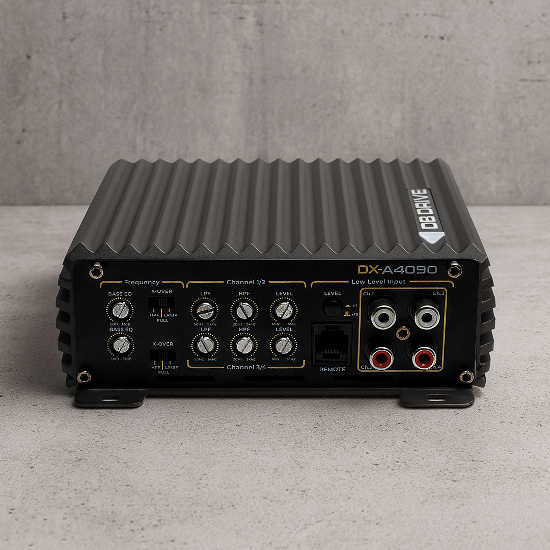 DB Drive DX-A4090 4-Channel Car Amplifier - DB Drive High-Performance Audio Amplifier