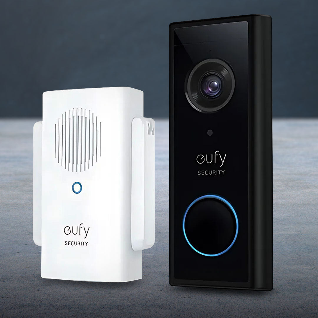 eufy E8222C11 | Video Doorbell | 1080P (Battery-Powered) with Mini Repeater