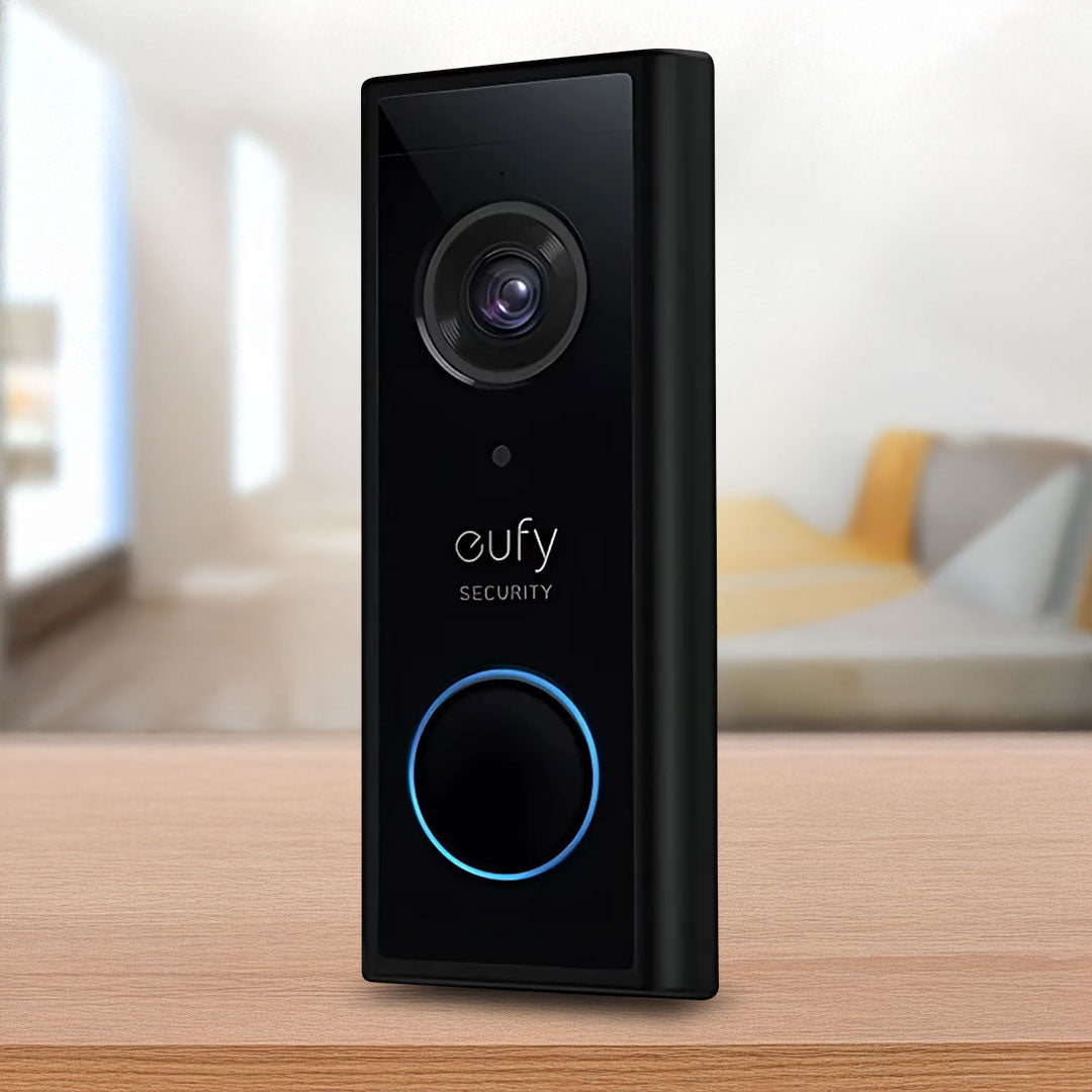 eufy E8222C11 | Video Doorbell | 1080P (Battery-Powered) with Mini Repeater