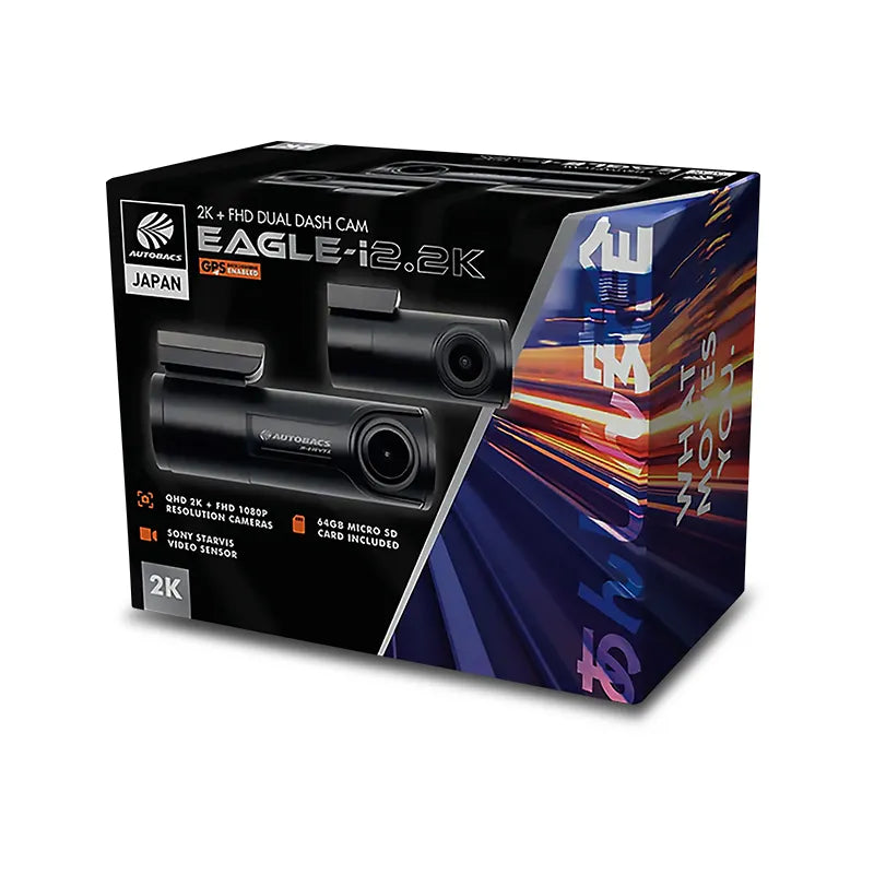 Autobacs EAGLE I2.2K 2K+FHD DUAL Dashcam
