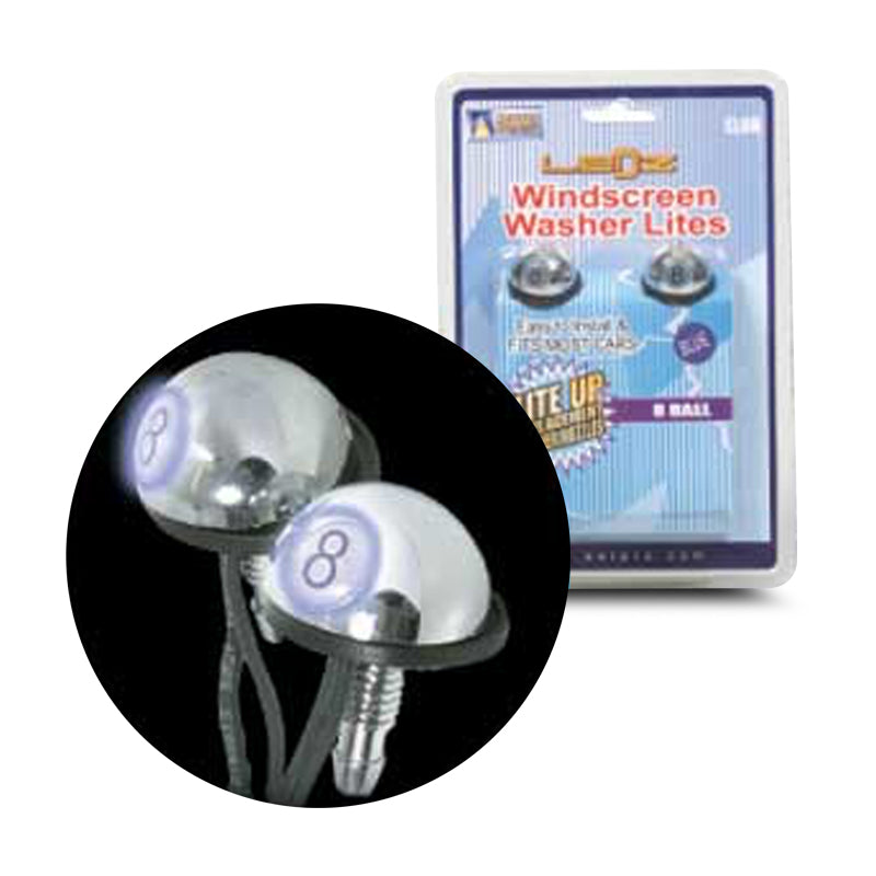 Aerpro EL6W 8 Ball Windscreen Washer LED White