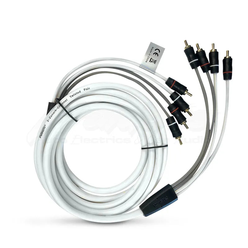 Fusion EL-FRCA12 12' 4-Way Twisted Shielded RCA Cable
