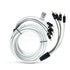 Fusion EL-FRCA12 12' 4-Way Twisted Shielded RCA Cable